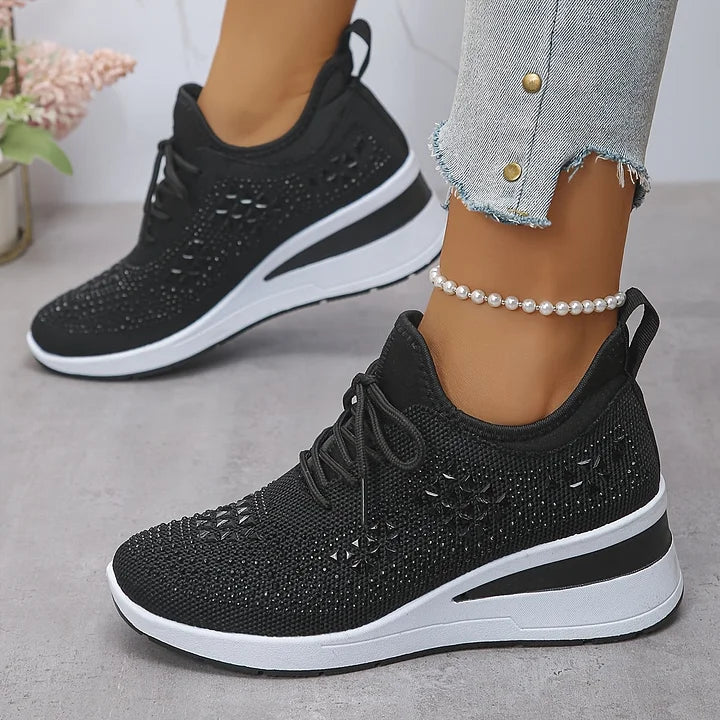 Talia | Women's Sparkling Platform Sneakers