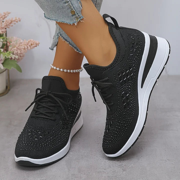 Talia | Women's Sparkling Platform Sneakers