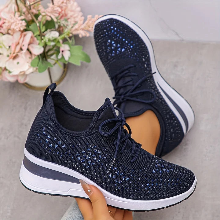 Talia | Women's Sparkling Platform Sneakers