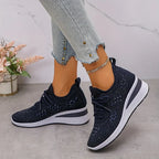 Talia | Women's Sparkling Platform Sneakers