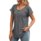 Tamsin | Women's Casual Henley Blouse