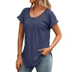 Tamsin | Women's Casual Henley Blouse