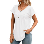 Tamsin | Women's Casual Henley Blouse