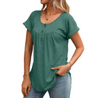 Tamsin | Women's Casual Henley Blouse