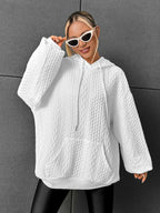 Tamsin | Women's Cozy Cable Knit Hoodie