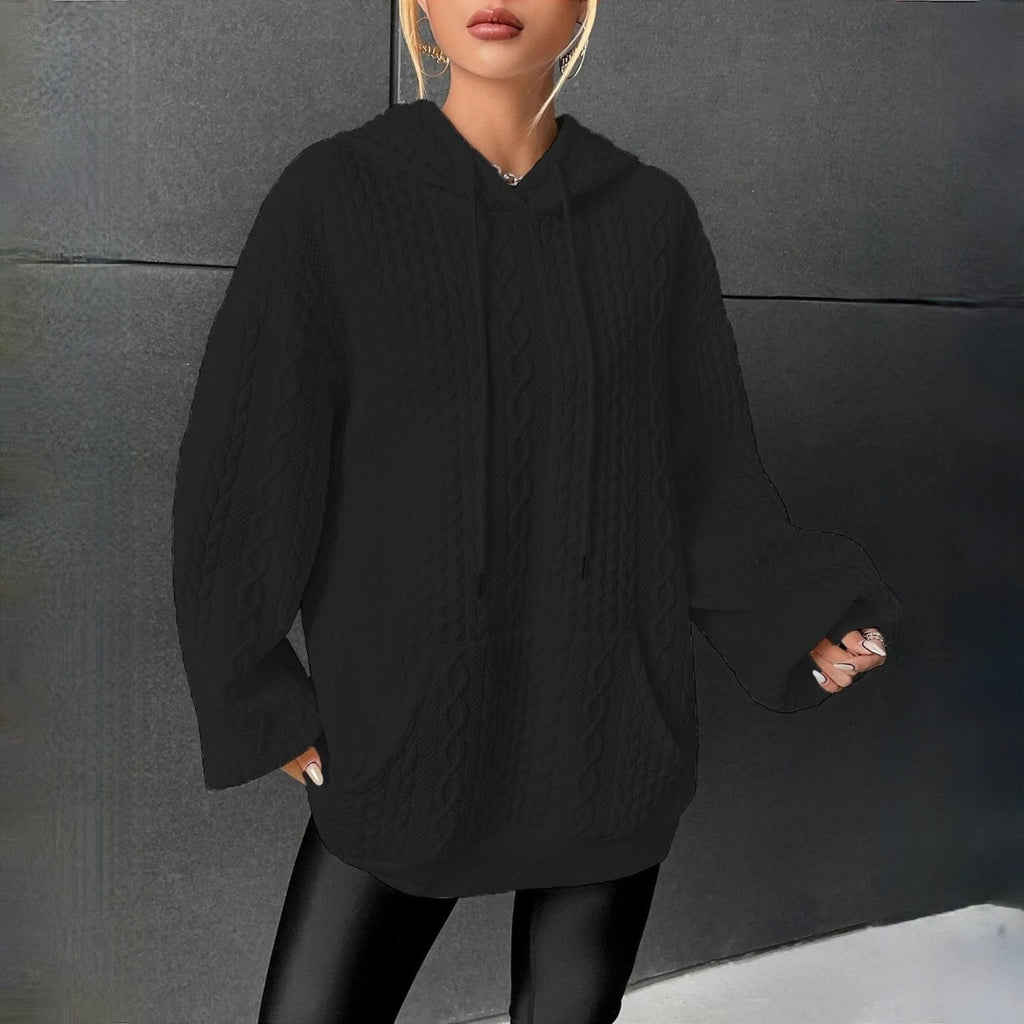 Tamsin | Women's Cozy Cable Knit Hoodie