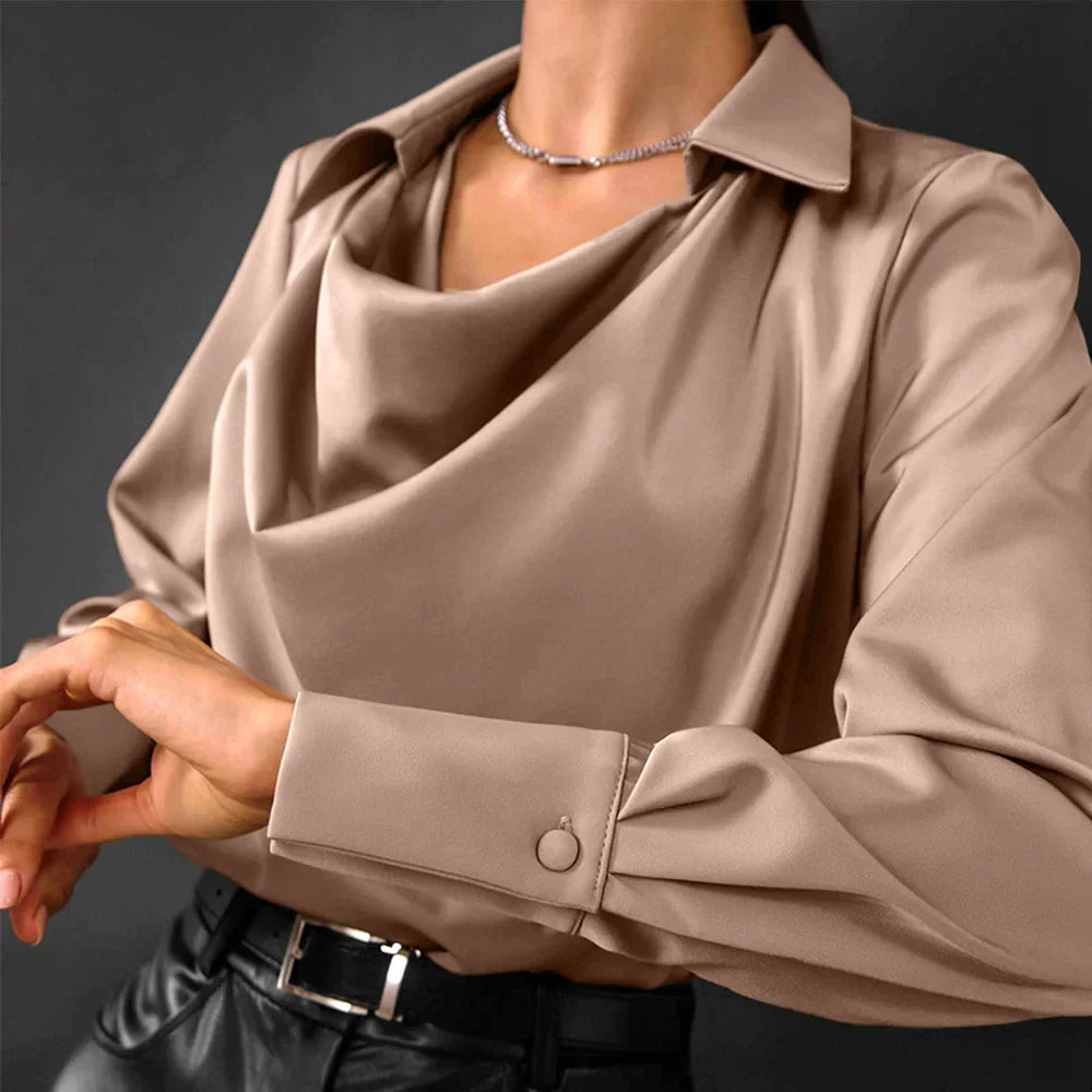 Tamsin | Women's Drape Neck Blouse