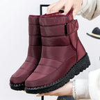 Taryn - Women's Waterproof Winter Boots with Buckle Detail