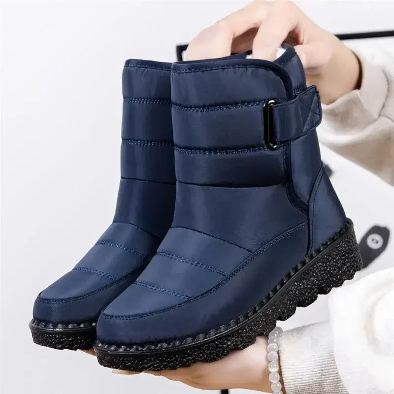 Taryn - Women's Waterproof Winter Boots with Buckle Detail