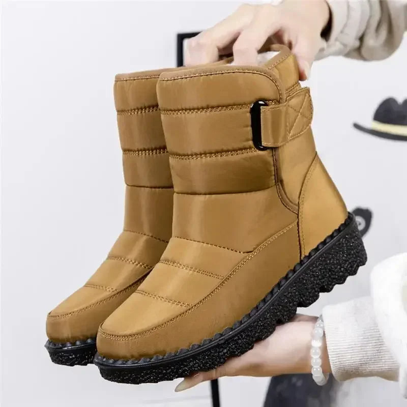 Taryn - Women's Waterproof Winter Boots with Buckle Detail