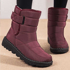 Taryn - Women's Waterproof Winter Boots with Buckle Detail
