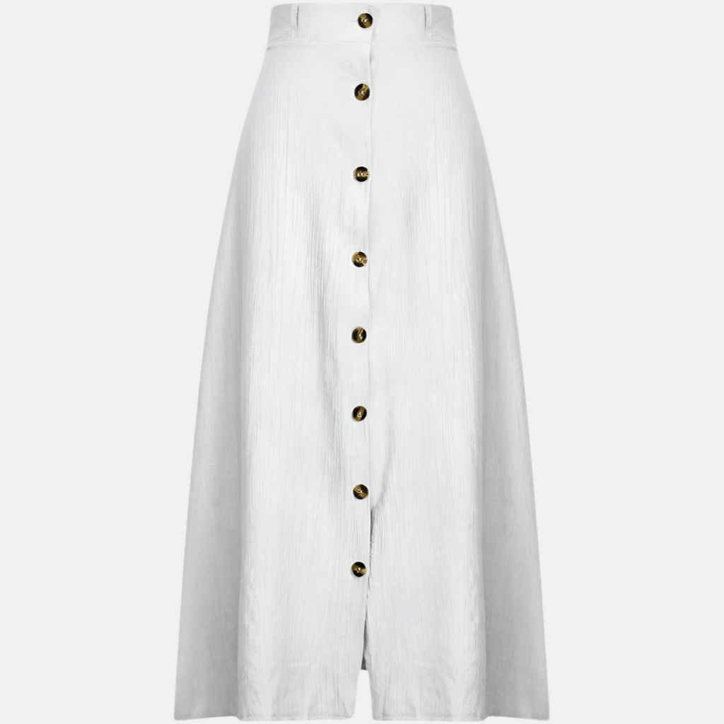 Thalia | Women's Elegant Button-Front Maxi Skirt