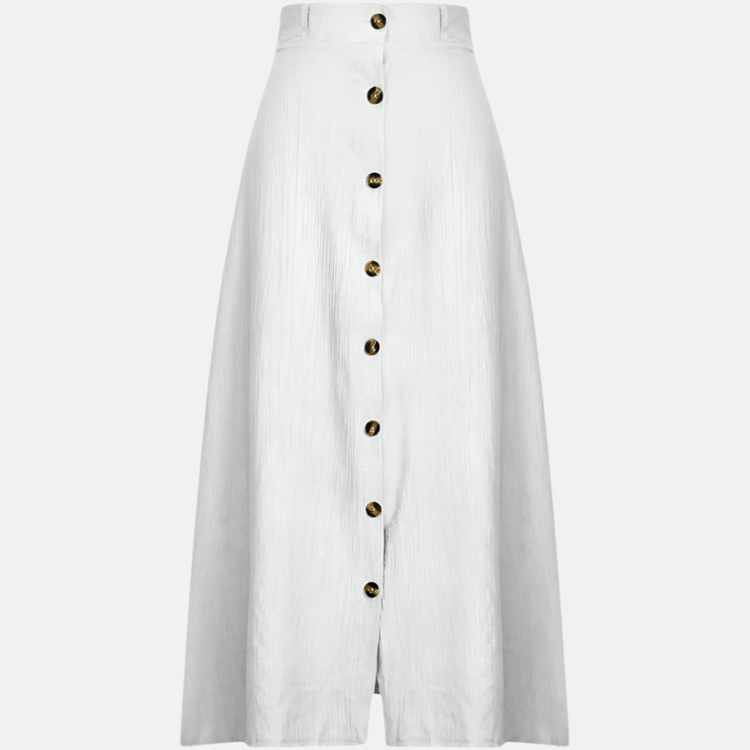 Thalia | Women's Elegant Button-Front Maxi Skirt