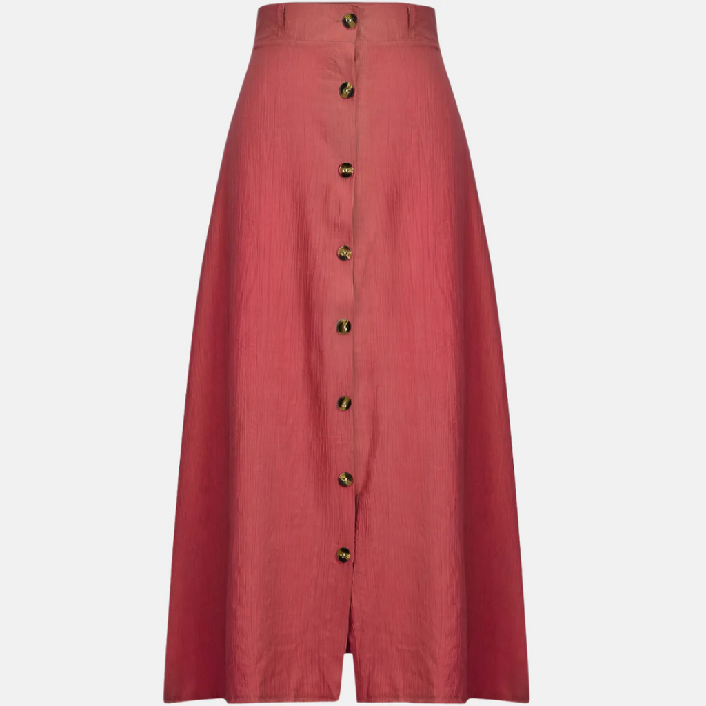 Thalia | Women's Elegant Button-Front Maxi Skirt