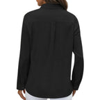 Thea | Women's Elegant Perfect Blouse with Chest Pockets