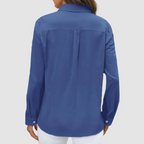 Thea | Women's Elegant Perfect Blouse with Chest Pockets