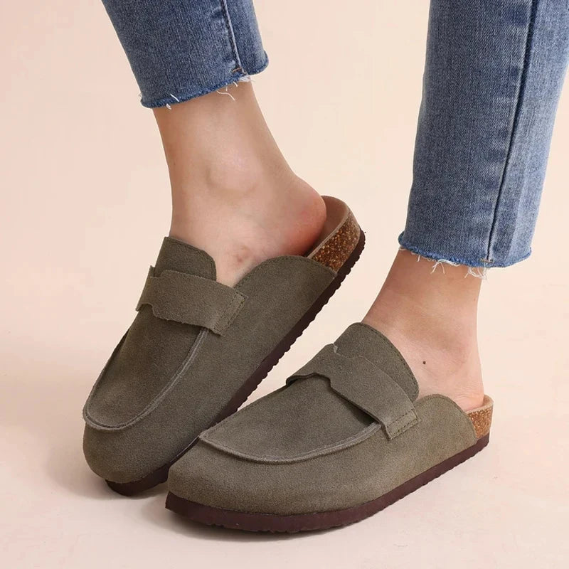 Tova | Women's Casual Slip-On Suede Clogs