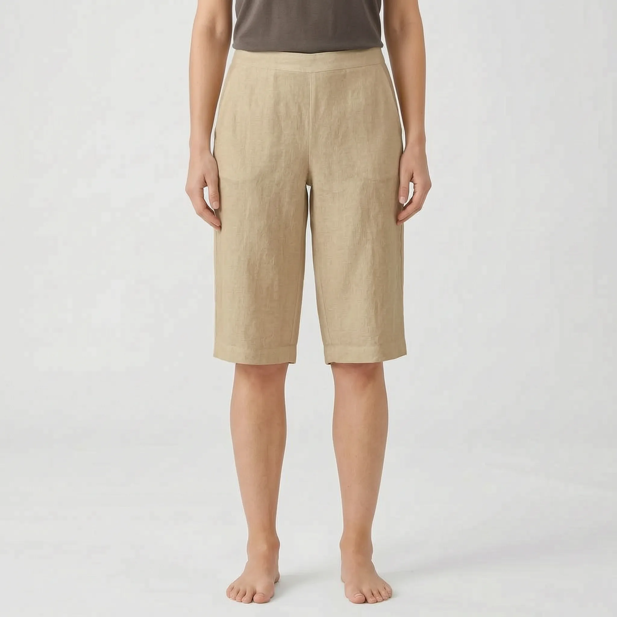 Valmora - Relaxed Knee Length Summer Shorts