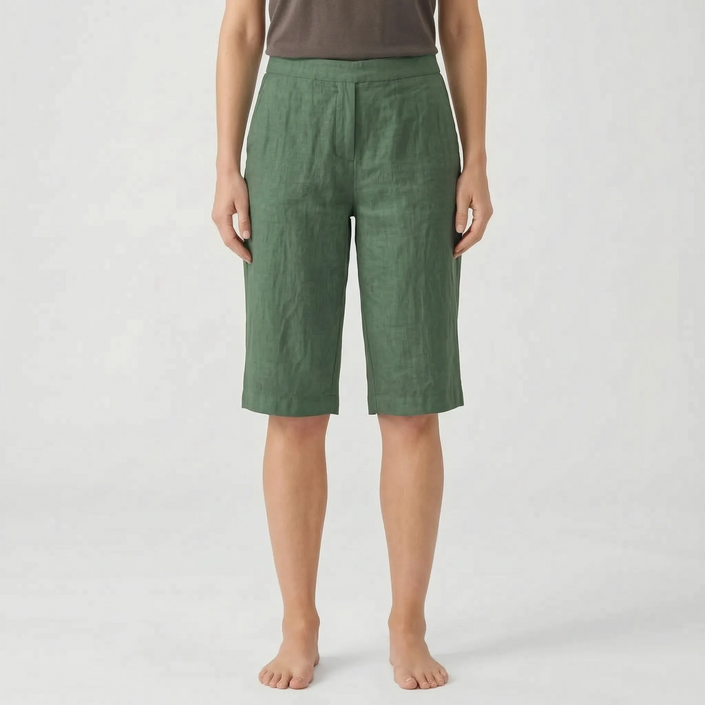 Valmora - Relaxed Knee Length Summer Shorts