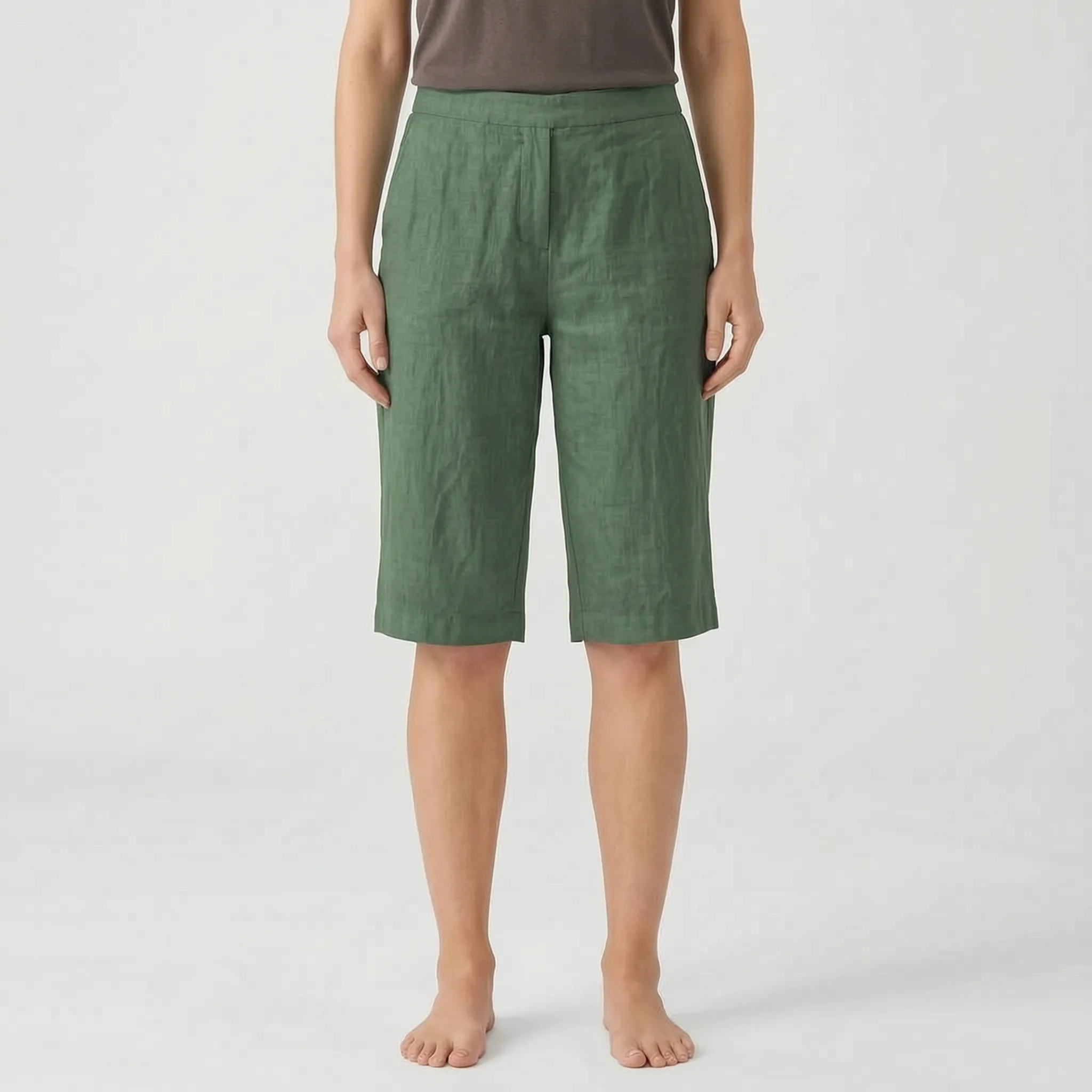 Valmora - Relaxed Knee Length Summer Shorts