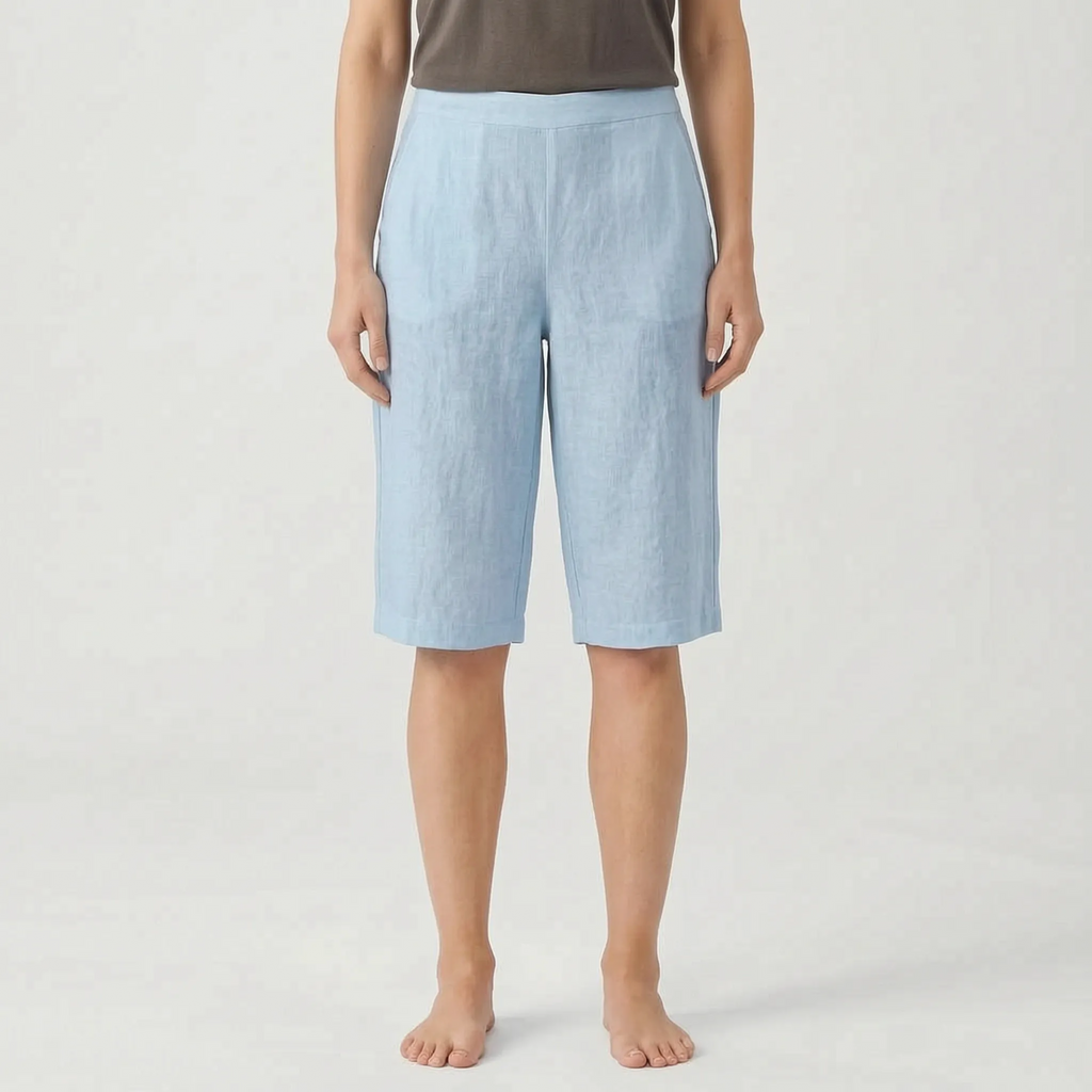 Valmora - Relaxed Knee Length Summer Shorts