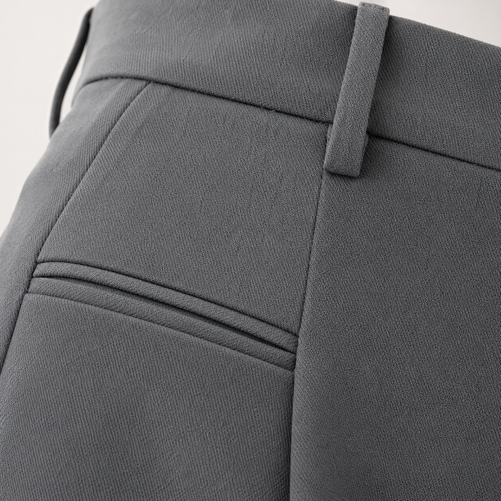 Valoris | High-Waisted Pleated Wide Leg Trousers