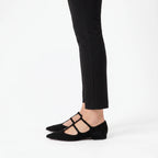 Vampara - Sleek Pointed Toe Strappy Flats