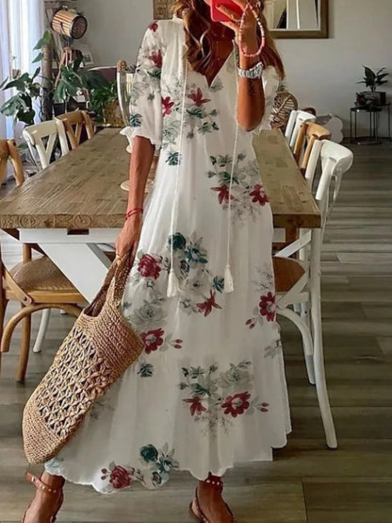 Sienna | Women's Printed Summer Maxi Dress
