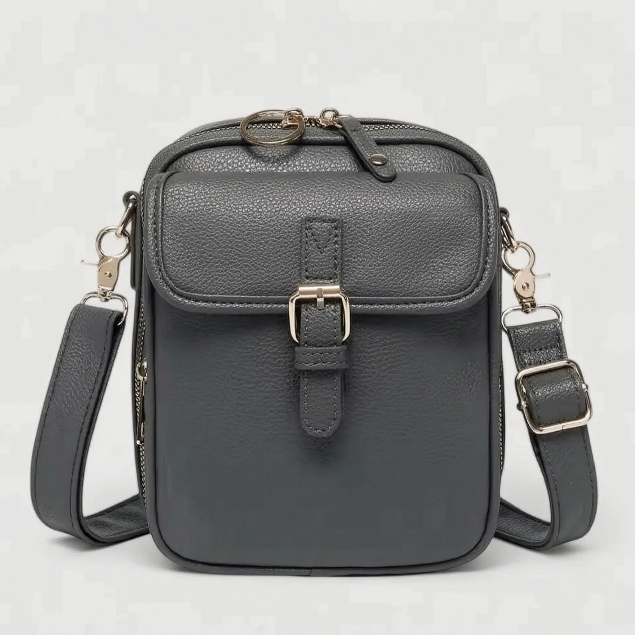Vellina - Structured Rectangular Crossbody Bag