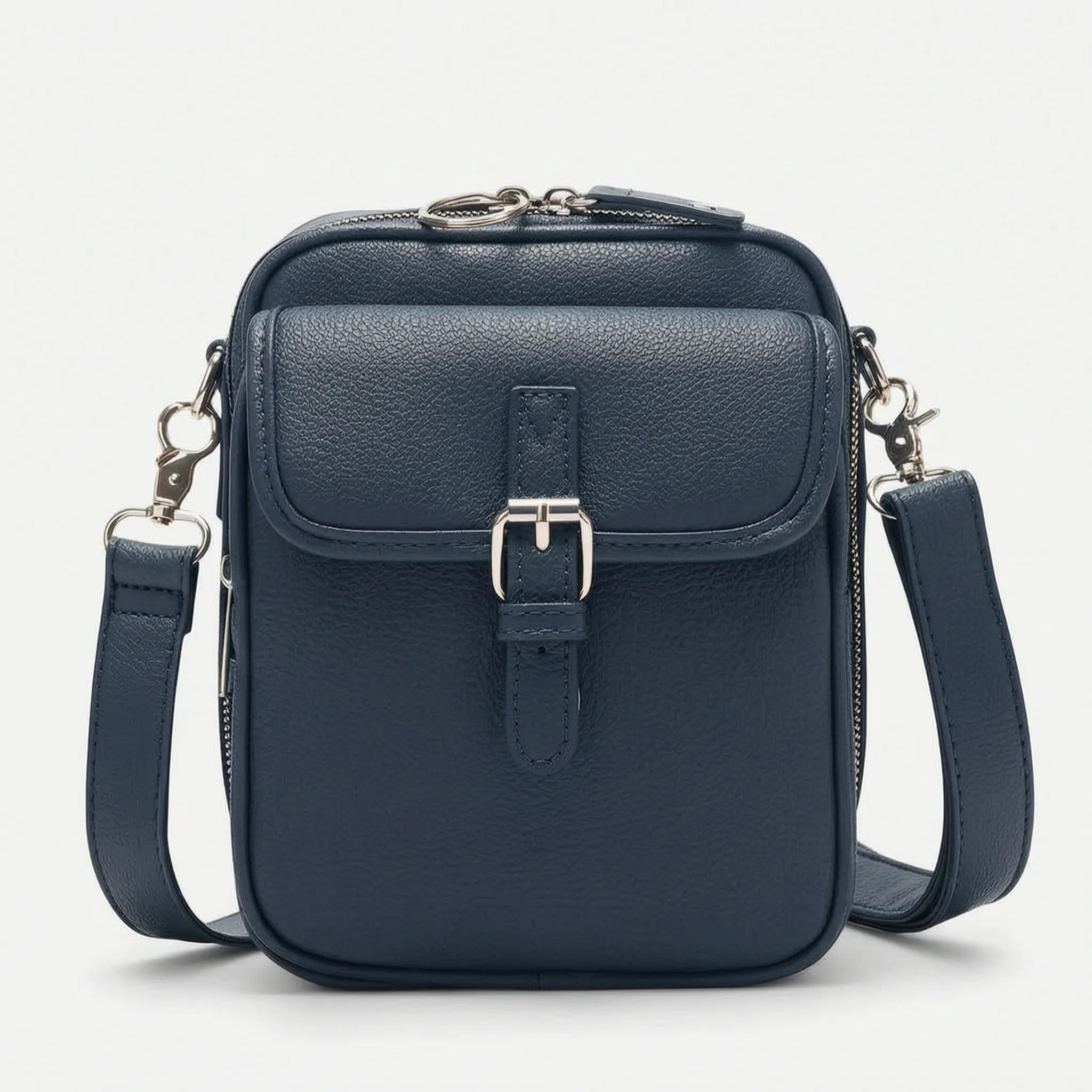 Vellina - Structured Rectangular Crossbody Bag