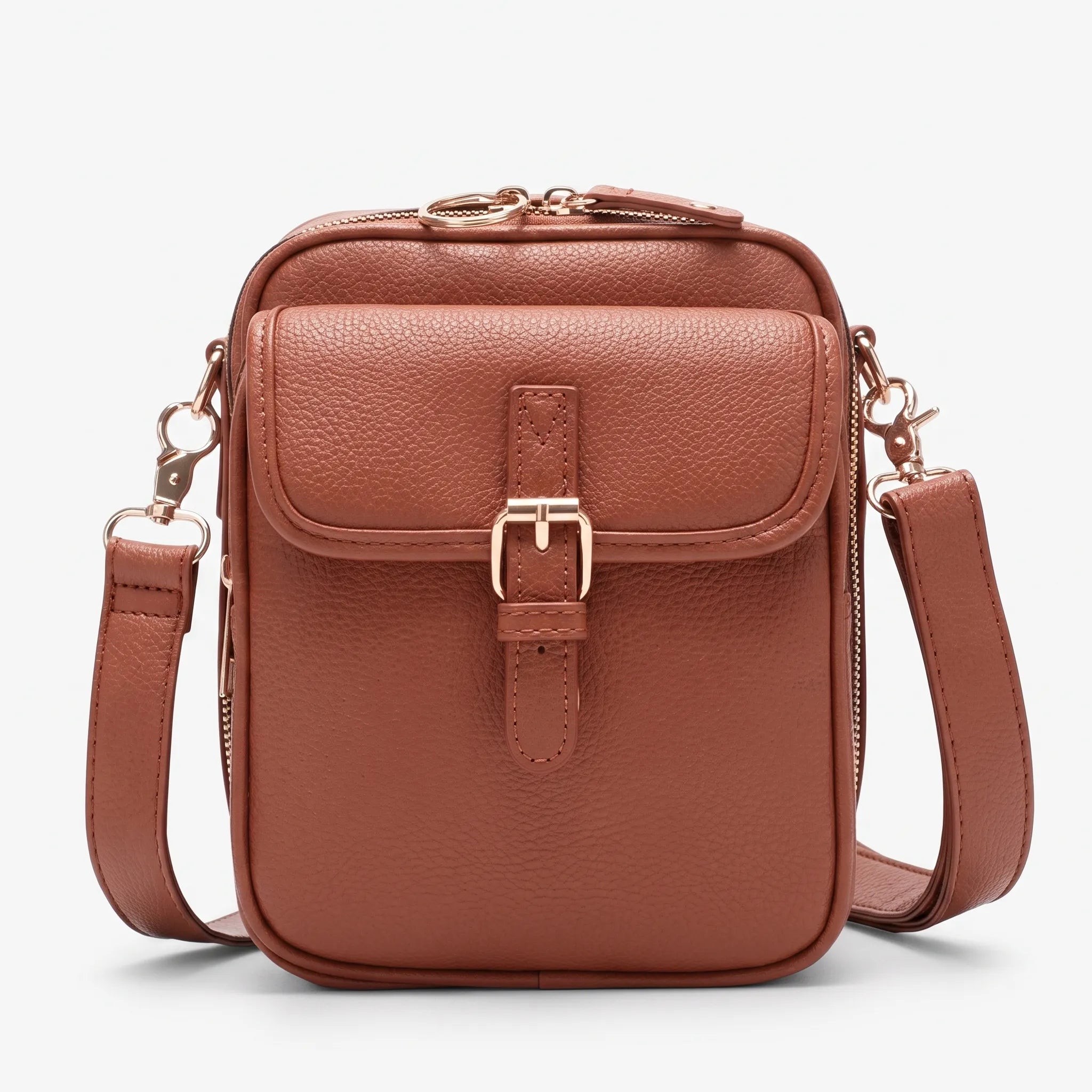 Vellina - Structured Rectangular Crossbody Bag