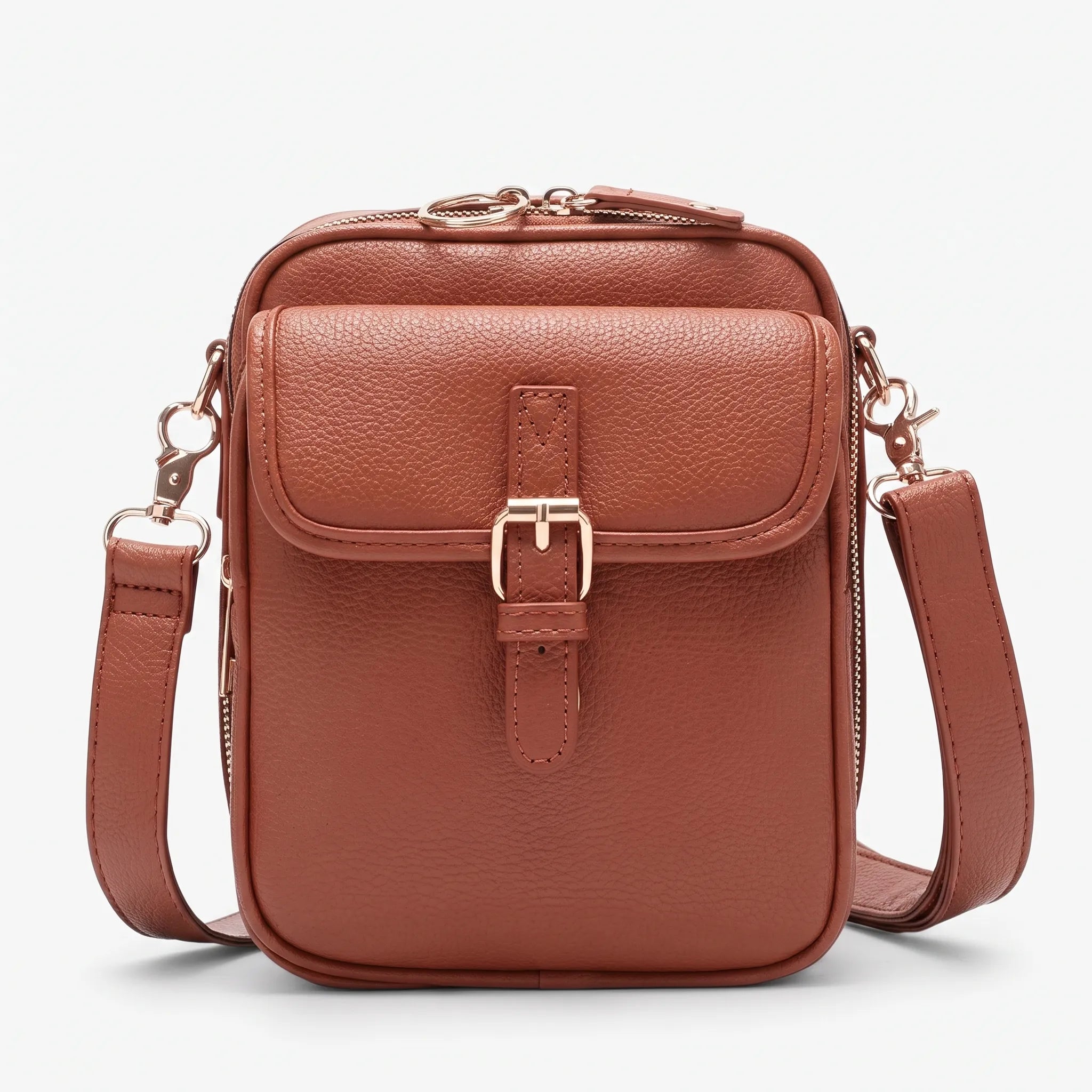 Vellina - Structured Rectangular Crossbody Bag