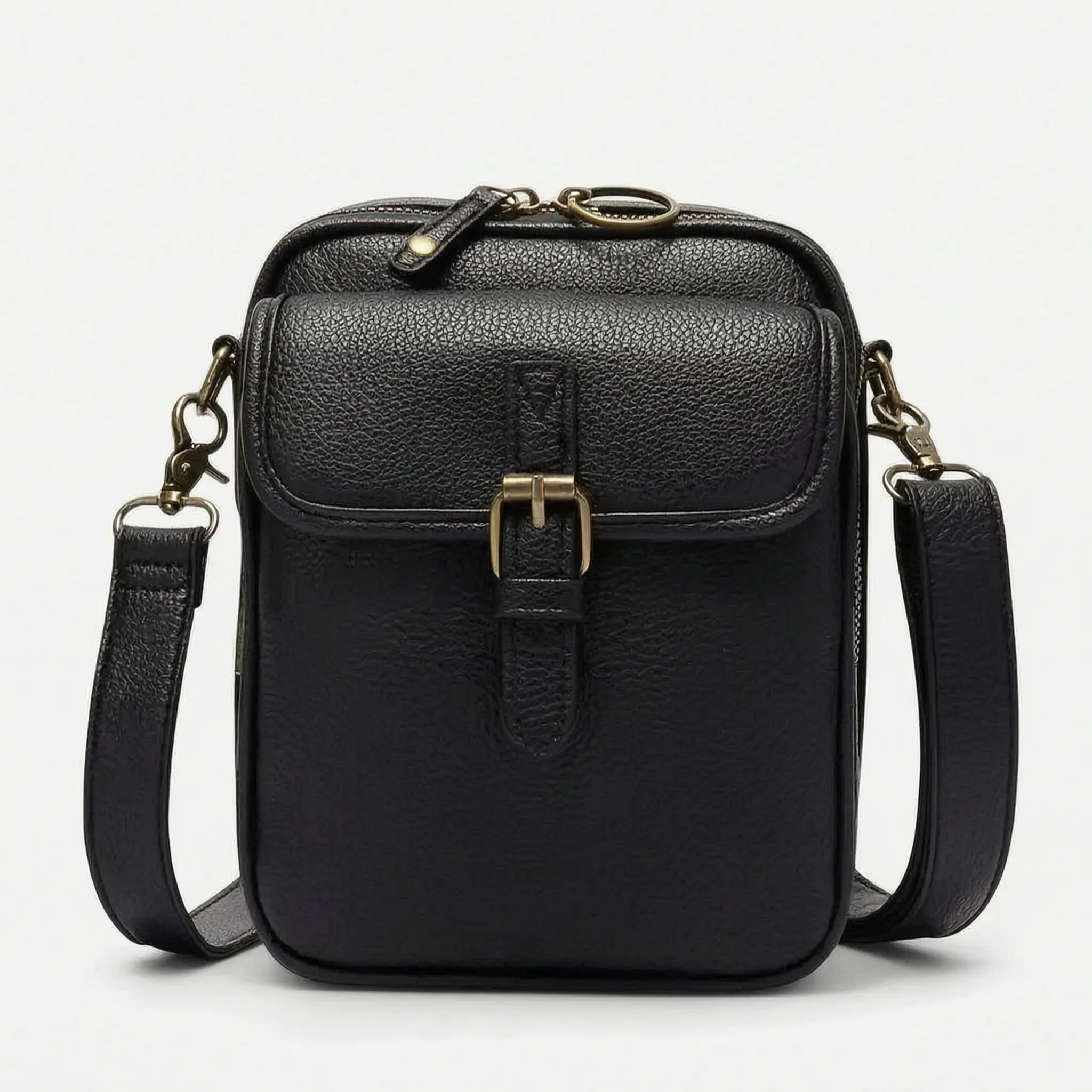 Vellina - Structured Rectangular Crossbody Bag