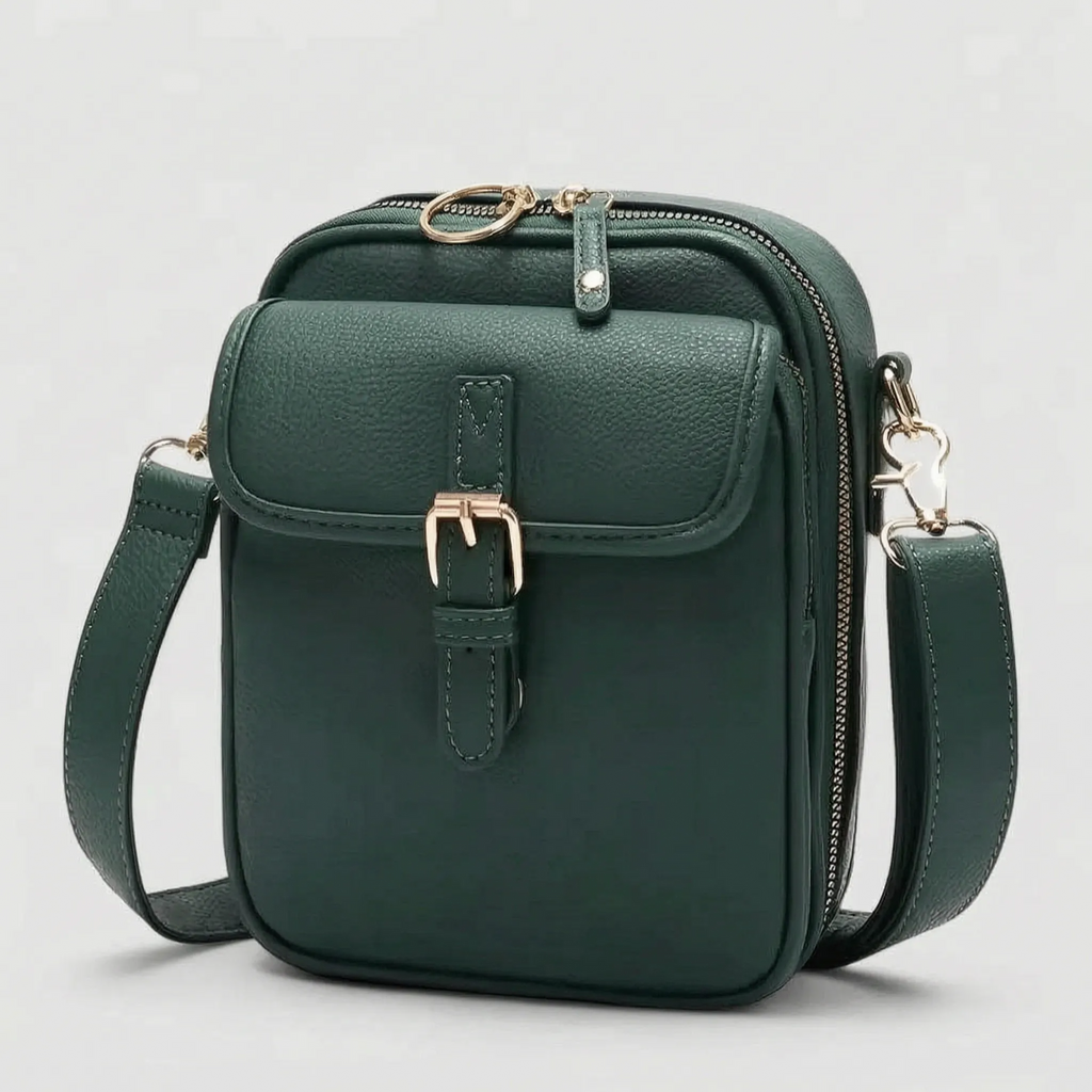 Vellina - Structured Rectangular Crossbody Bag