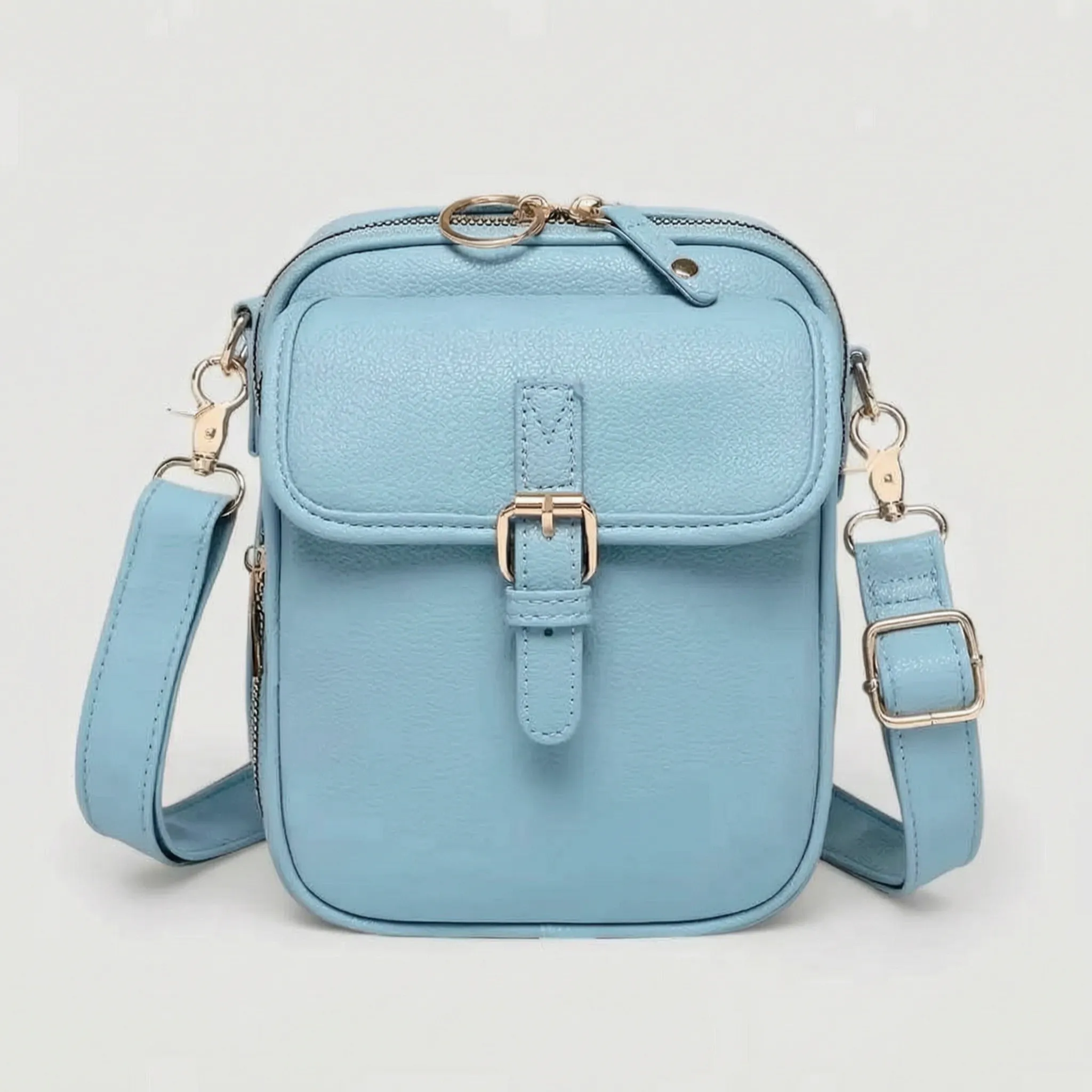 Vellina - Structured Rectangular Crossbody Bag