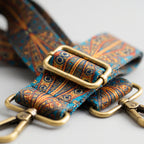Vintalia - Patterned Strap Vintage Crossbody Bag