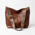 Vintalia - Patterned Strap Vintage Crossbody Bag
