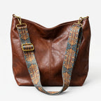Vintalia - Patterned Strap Vintage Crossbody Bag