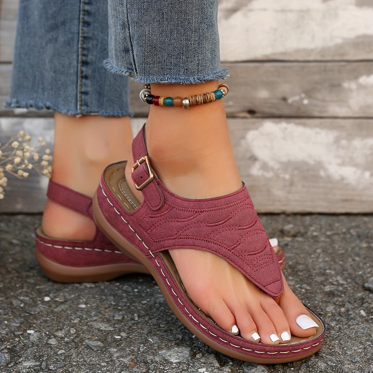 Vivienne | Women's Casual Buckle Strap Sandals