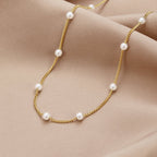 Vivienne - Women's Elegant Faux Pearl Necklace