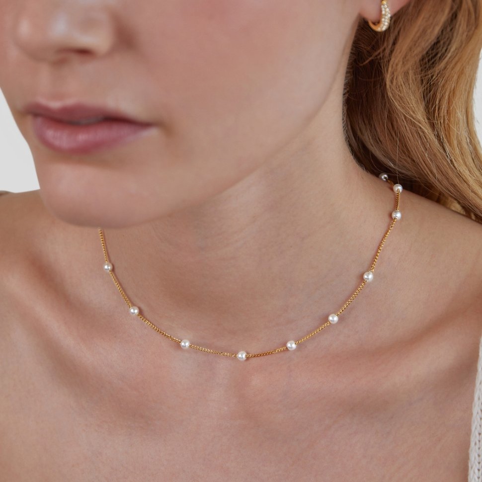 Vivienne - Women's Elegant Faux Pearl Necklace