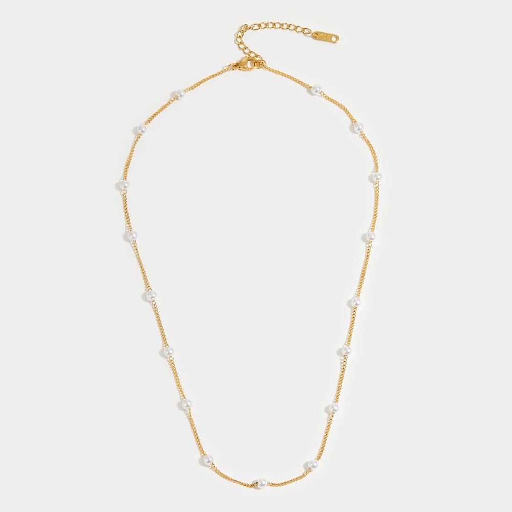 Vivienne - Women's Elegant Faux Pearl Necklace