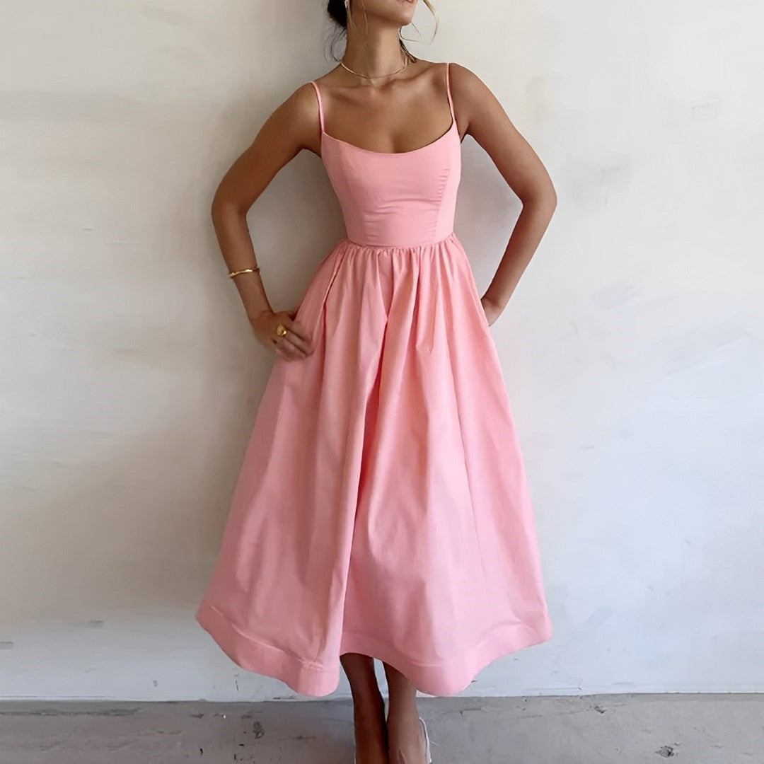 Veda | Women's Chic Pleated Mini Dress