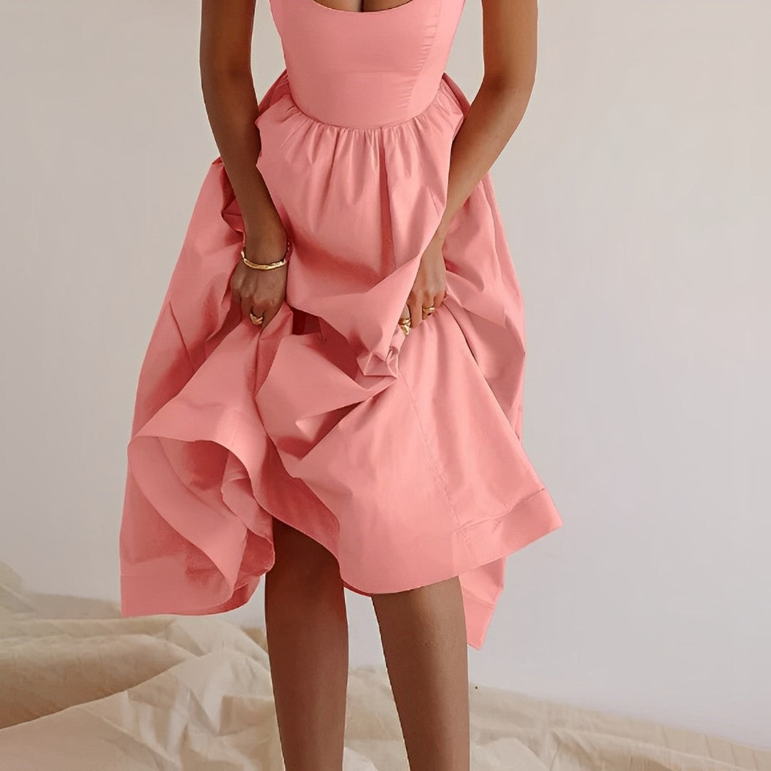 Veda | Women's Chic Pleated Mini Dress