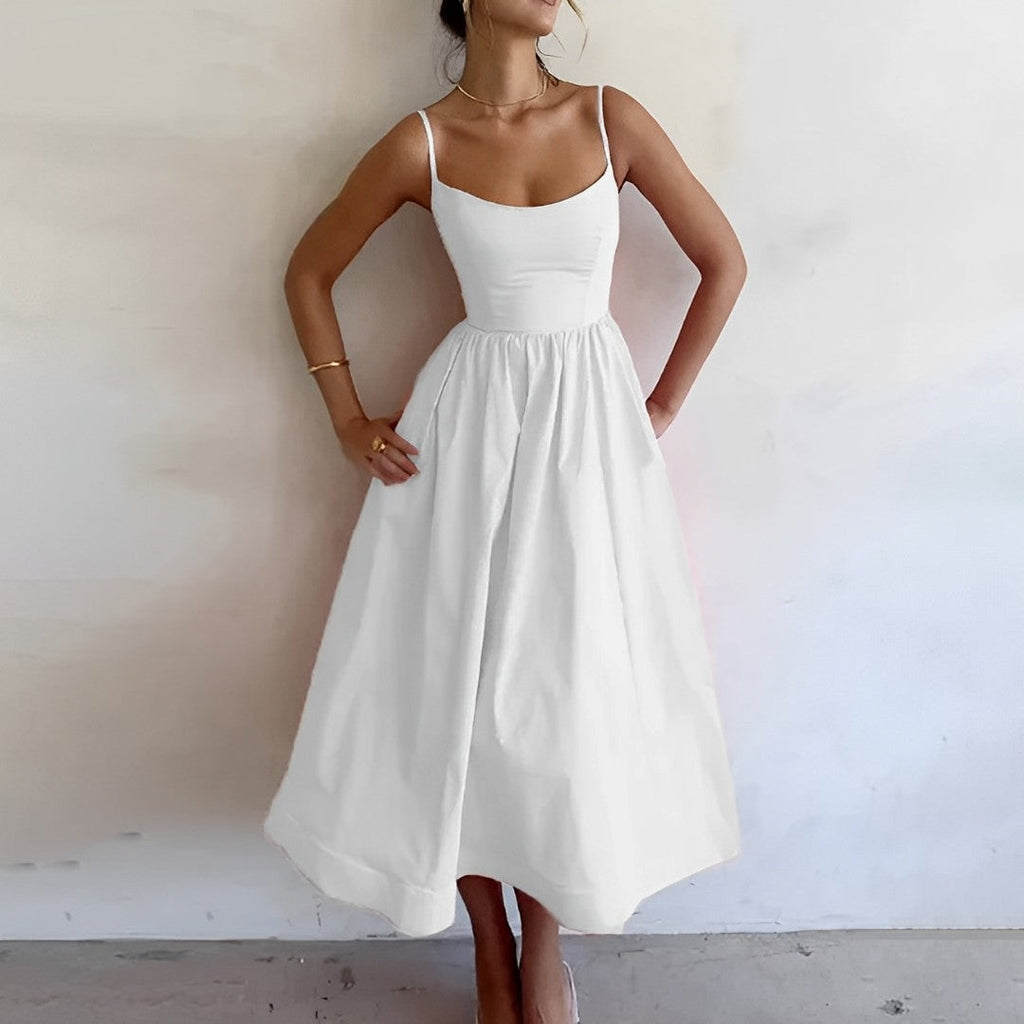 Veda | Women's Chic Pleated Mini Dress