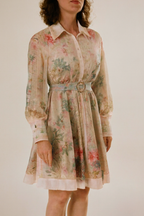 Wren | Women's Elegant Floral Long Sleeve Dress