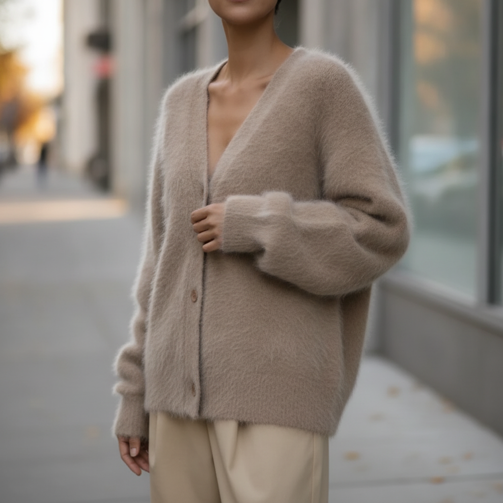 Wren | Women's Cozy Knit Cardigan with Button Detail