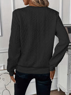 Wren - Women's Cozy Textured Quarter Zip Sweater