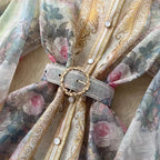 Wren | Women's Elegant Floral Long Sleeve Dress