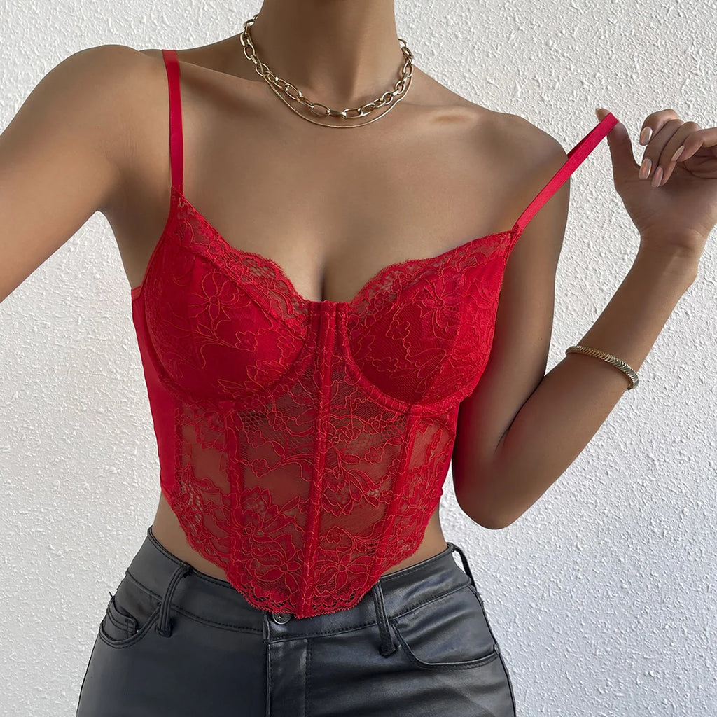 Yael | Women's Stylish Lace Corset Top